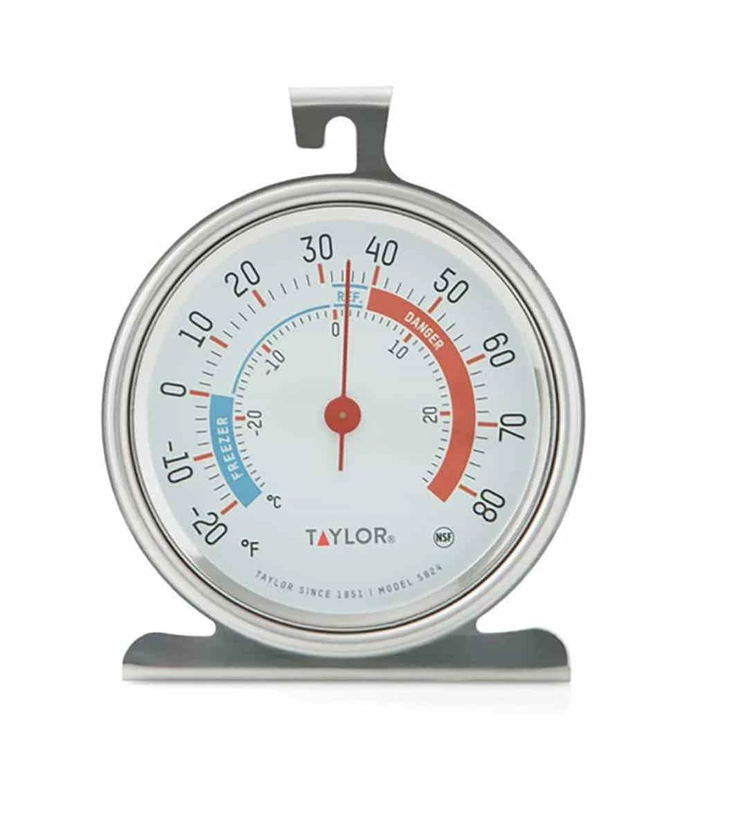 Taylor Instant Read Analog Freezer/Refrigerator Thermometer Outdoor Gardening 1 Taylor Instant Read Analog Freezer/Refrigerator Thermometer Outdoor Gardening