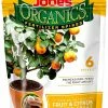 Jobe's Organics Fruit & Citrus Potted Trees 3-5-7 Fertilizer Spikes 6 Pack