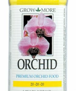 Indoor Gardening Grow More Orchid Food Maintenance Fertilizer 20-20-20 1.25b