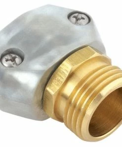 Gilmour Heavy Duty Clamp Repair 5/8in, 3/4in Metal End Hose Coupling Male Garden Supplies