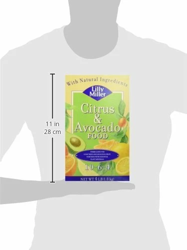 Lilly Miller Citrus & Avocado Food 10-6-4 4lb Indoor Gardening 3 Lilly Miller Citrus & Avocado Food 10-6-4 4lb Indoor Gardening