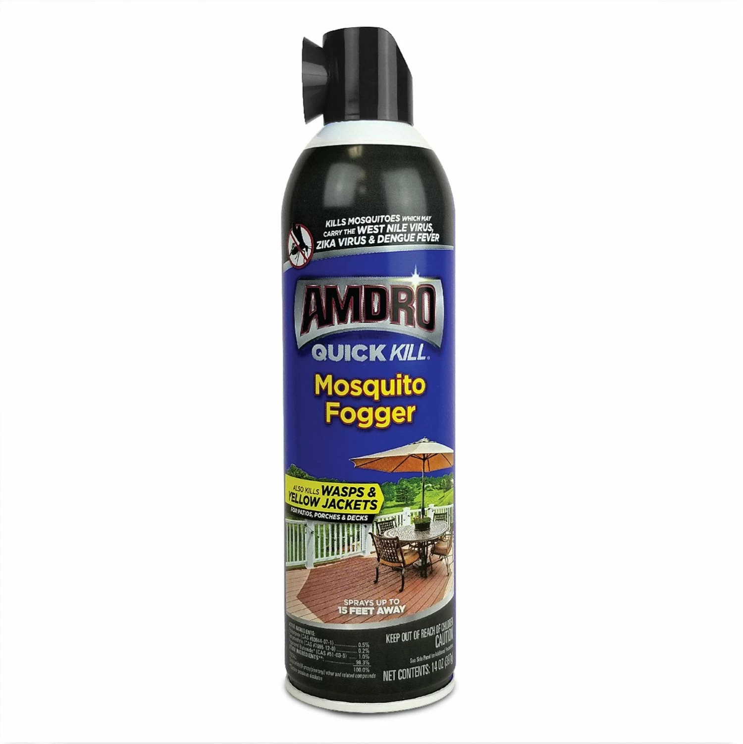 Manure & Pesticides Amdro Quick Kill Mosquito Fogger Outdoor 14oz 1 Manure & Pesticides Amdro Quick Kill Mosquito Fogger Outdoor 14oz