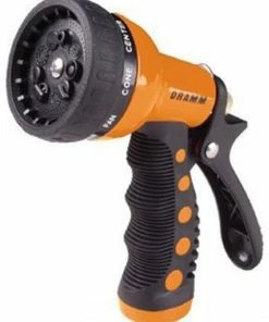 Dramm Touch 'n Flow Revolver™ 9-pattern Spray Gun Orange Garden Supplies