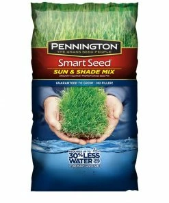Outdoor Gardening Pennington Smart Seed Sun & Shade Mix Grass Seed Powder Coated 3lb