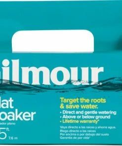 Gilmour Flat Weeper/soaker Hose In Shelf Display Black 25 Ft