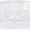 Curtis Wagner Plastics Clear Vinyl Plant Saucer 6in Indoor Gardening