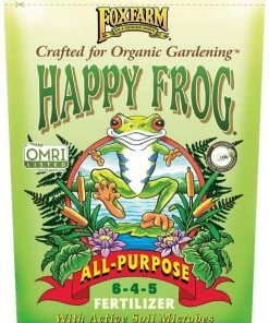 Indoor Gardening Foxfarm OMRI Happy Frog All Purpose Fertilizer 6-4-5, 4 Lb. Bag