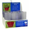 Curtis Wagner Plastics Hanging Basket Drip Pan PDQ 12in Indoor Gardening