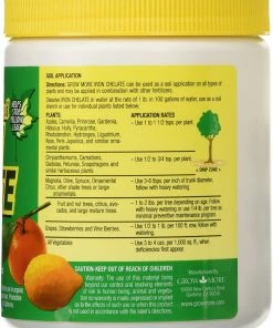 Manure & Pesticides Grow More Organic Iron Chelate 10% 8oz