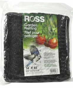 Ross Tree Netting & Bird Plant Protection Black 14ftx45 Ft