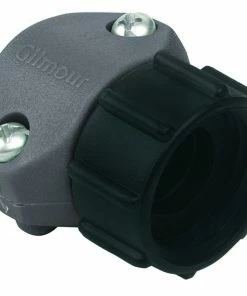 Gilmour Light Duty Clamp Repair Female 5/8in, 3/4in Poly End Hose Coupling Garden Supplies