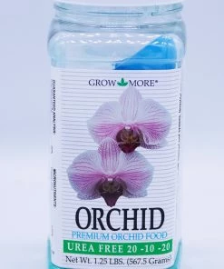 Grow More Orchid Food Urea Free Fertilizer 20-10-20 1.25lb