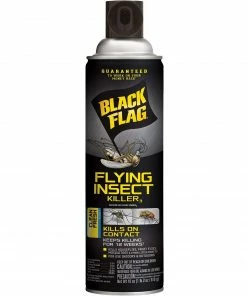 Black Flag Flying Insect Killer Aerosol Clean Fresh Scent 18oz Manure & Pesticides