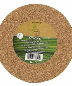 Plastec Eco Cork 6in Indoor Gardening