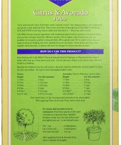 Lilly Miller Citrus & Avocado Food 10-6-4 4lb Indoor Gardening 4 Lilly Miller Citrus & Avocado Food 10-6-4 4lb Indoor Gardening