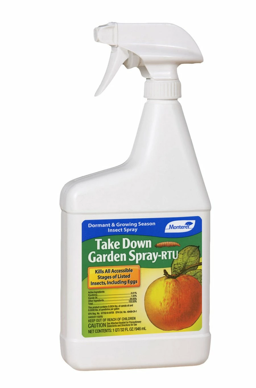 Manure & Pesticides Monterey Take Down Garden Spray Ready-to-Use 32oz 1 Manure & Pesticides Monterey Take Down Garden Spray Ready-to-Use 32oz
