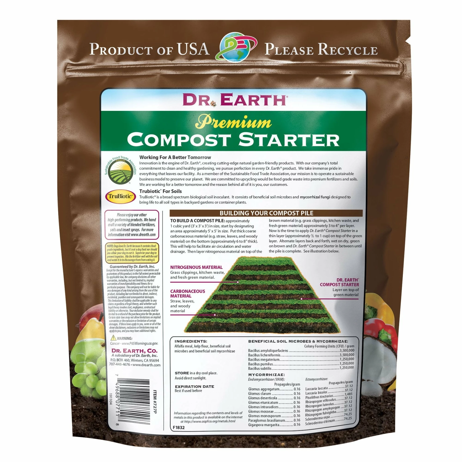 Indoor Gardening Dr. Earth Premium Compost Starter 3Lb 2 Indoor Gardening Dr. Earth Premium Compost Starter 3Lb