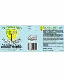IV Organic White Wash White 1pt Manure & Pesticides