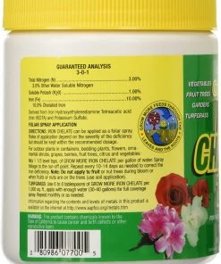 Manure & Pesticides Grow More Organic Iron Chelate 10% 8oz