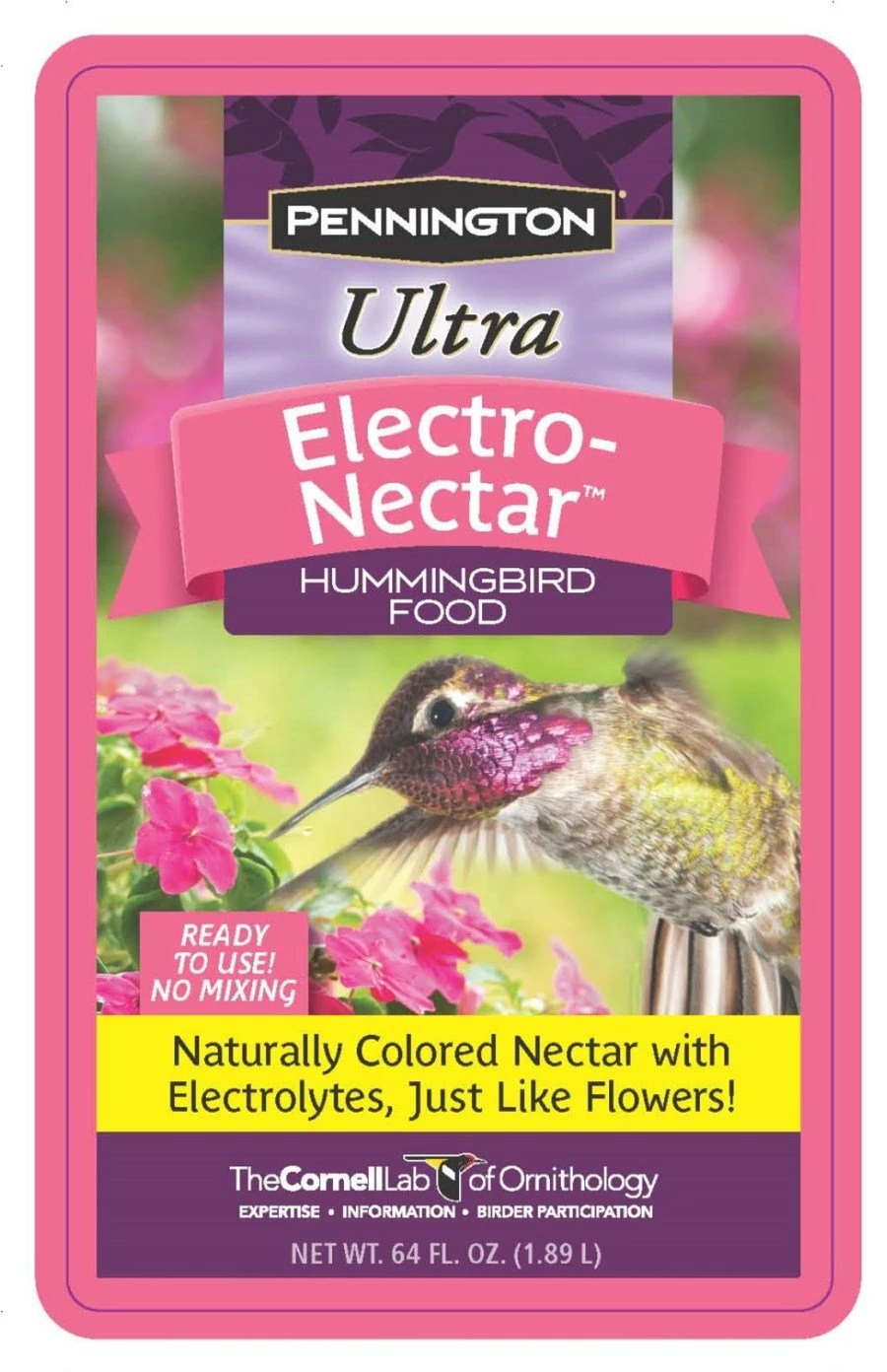 Pennington Electronectar Hummingbird Food Ready To Use Clear 64Oz Outdoor Gardening 2 Pennington Electronectar Hummingbird Food Ready To Use Clear 64Oz Outdoor Gardening