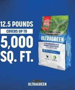 Pennington Ultragreen Crabgrass Preventer Plus Fertilizer 30-0-4 15M 12.5lb