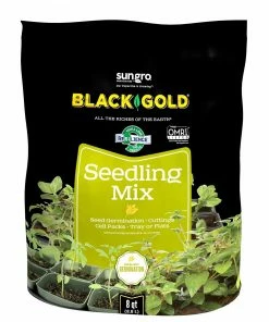 Black Gold Seedling Mix Organic 8qt Indoor Gardening