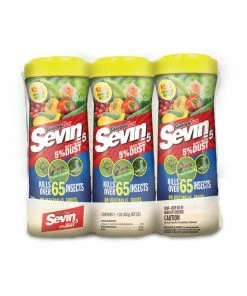 Sevin 5% Dust Insect Killer Shaker Bottle 3pk 1lb