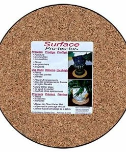 Curtis Wagner Plastics Cork Plant Mat 6in Indoor Gardening