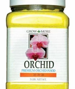 Grow More Orchid Food Maintenance Fertilizer 20-20-20 3Lb