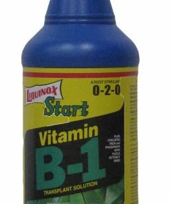 Liquinox Start Vitamin B-1 Transplant Solution 0-2-0 ,32 Oz Indoor Gardening