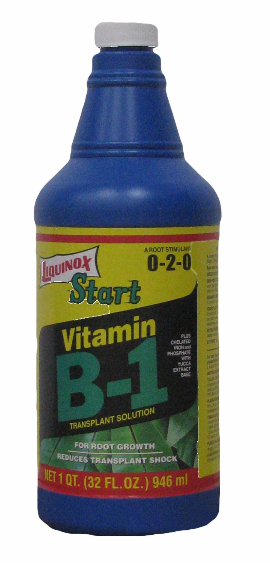 Liquinox Start Vitamin B-1 Transplant Solution 0-2-0 ,32 Oz Indoor Gardening 1 Liquinox Start Vitamin B-1 Transplant Solution 0-2-0 ,32 Oz Indoor Gardening