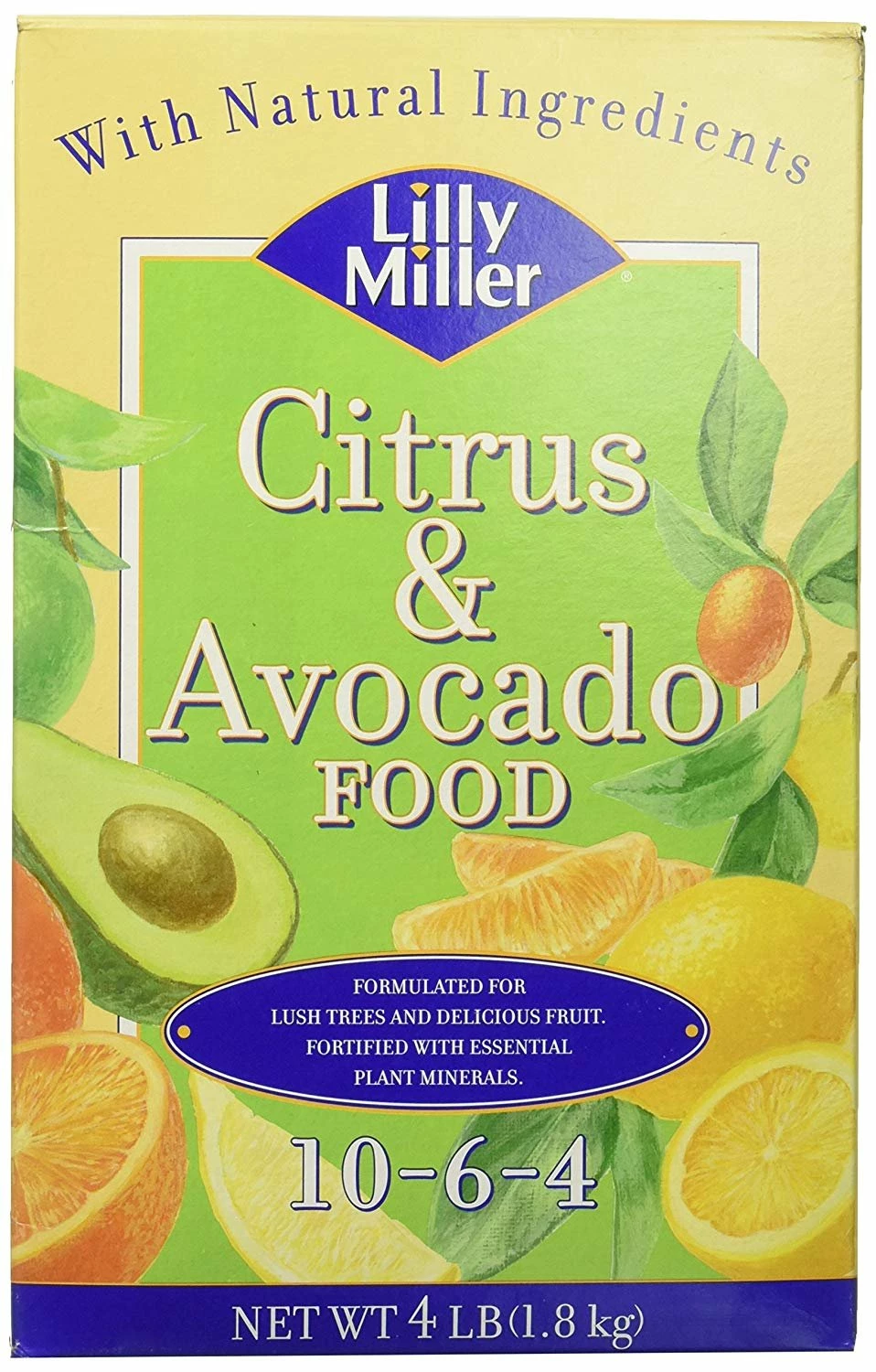 Lilly Miller Citrus & Avocado Food 10-6-4 4lb Indoor Gardening 1 Lilly Miller Citrus & Avocado Food 10-6-4 4lb Indoor Gardening