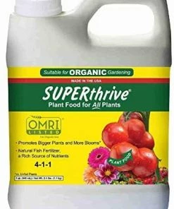 Manure & Pesticides Superthrive Plant Food 4-1-1 Organic 32oz