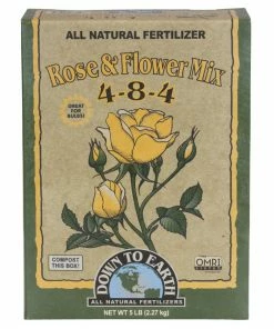 Down To Earth Rose & Flower Mix Natural Fertilizer 4-8-4 5lb