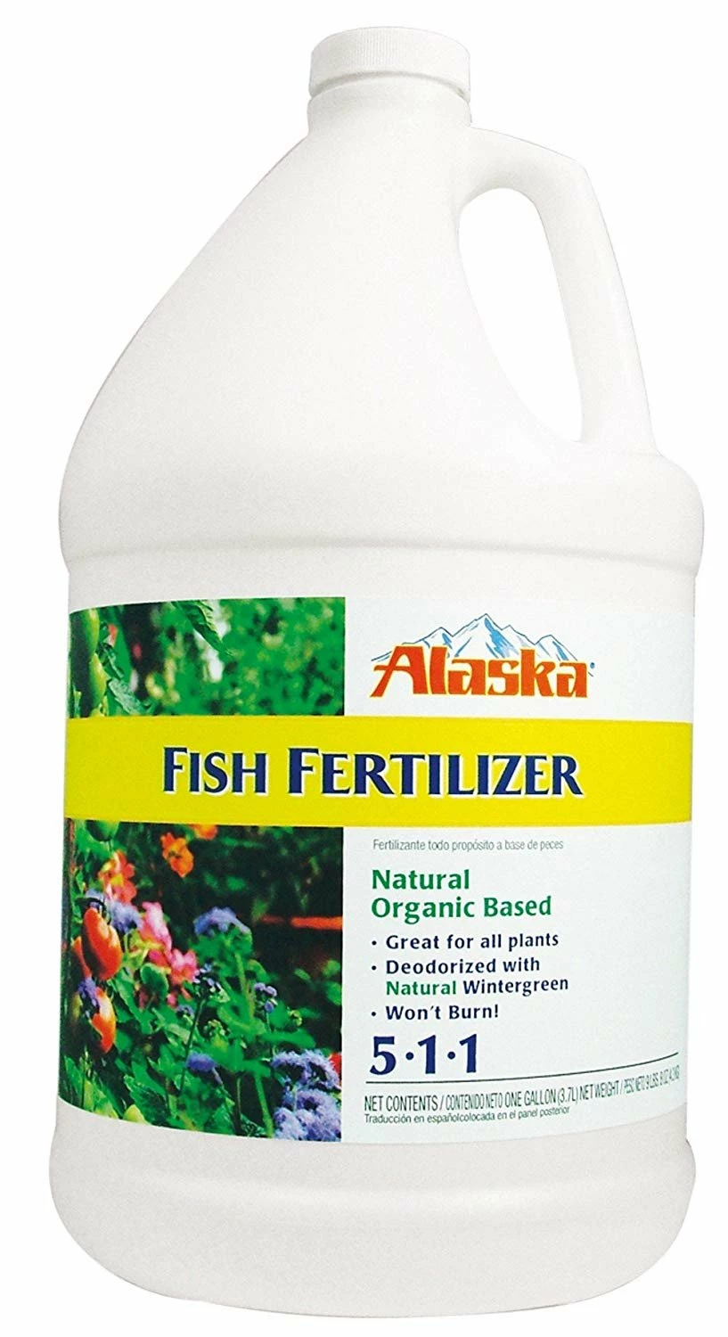 Indoor Gardening Alaska Fish Emulsion Fertilizer Natural Organic Concentrate 5-1-1 1 Gallon 1 Indoor Gardening Alaska Fish Emulsion Fertilizer Natural Organic Concentrate 5-1-1 1 Gallon