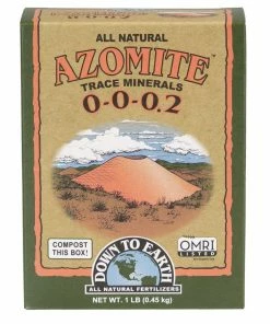 Down To Earth Azomite All Natural Powder 0-0-0.2 OMRI 1lb