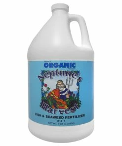 Neptune's Harvest Fish & Seaweed Blend Fertilizer Organic 2-3-1 9lb Indoor Gardening
