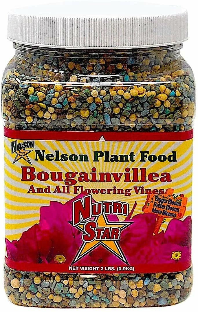 Nelson Bougainvillea (Flowering Vines) 17-7-10 2lb Indoor Gardening 1 Nelson Bougainvillea (Flowering Vines) 17-7-10 2lb Indoor Gardening