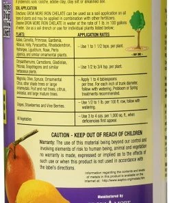 Grow More EDDHA Iron Chelate 6.0% 1lb Manure & Pesticides