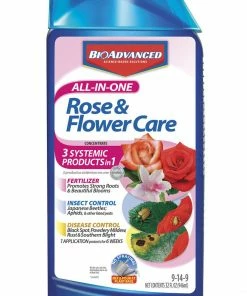 BioAdvanced All-In-One Rose & Flower Care Concentrate 9-14-9 32fl Oz Manure & Pesticides