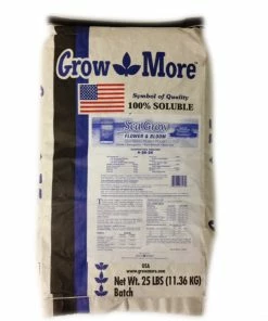 Grow More Sea Grow Flower & Bloom Water Soluble Seaweed Plant Food 4-26-26, 25 Lb Indoor Gardening