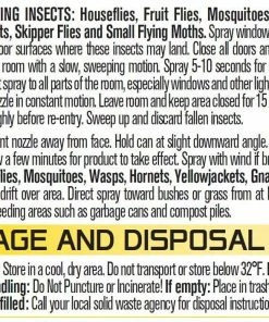 Black Flag Flying Insect Killer Aerosol Clean Fresh Scent 18oz Manure & Pesticides