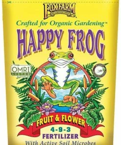 Indoor Gardening Foxfarm OMRI Happy Frog Fruit & Flower Fertilizer 4 Lb. Bag