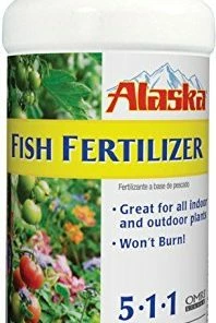 Alaska Fish Emulsion Fertilizer Natural Organic Concentrate 5-1-1 1qt