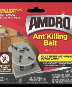 Amdro Ant Killing Bait Indoor Stations 4Pk