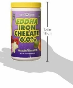Grow More EDDHA Iron Chelate 6.0% 1lb Manure & Pesticides