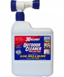 30 Seconds Outdoor Cleaner Algae Mold & Mildew Ready To Spray Hose End 64Oz