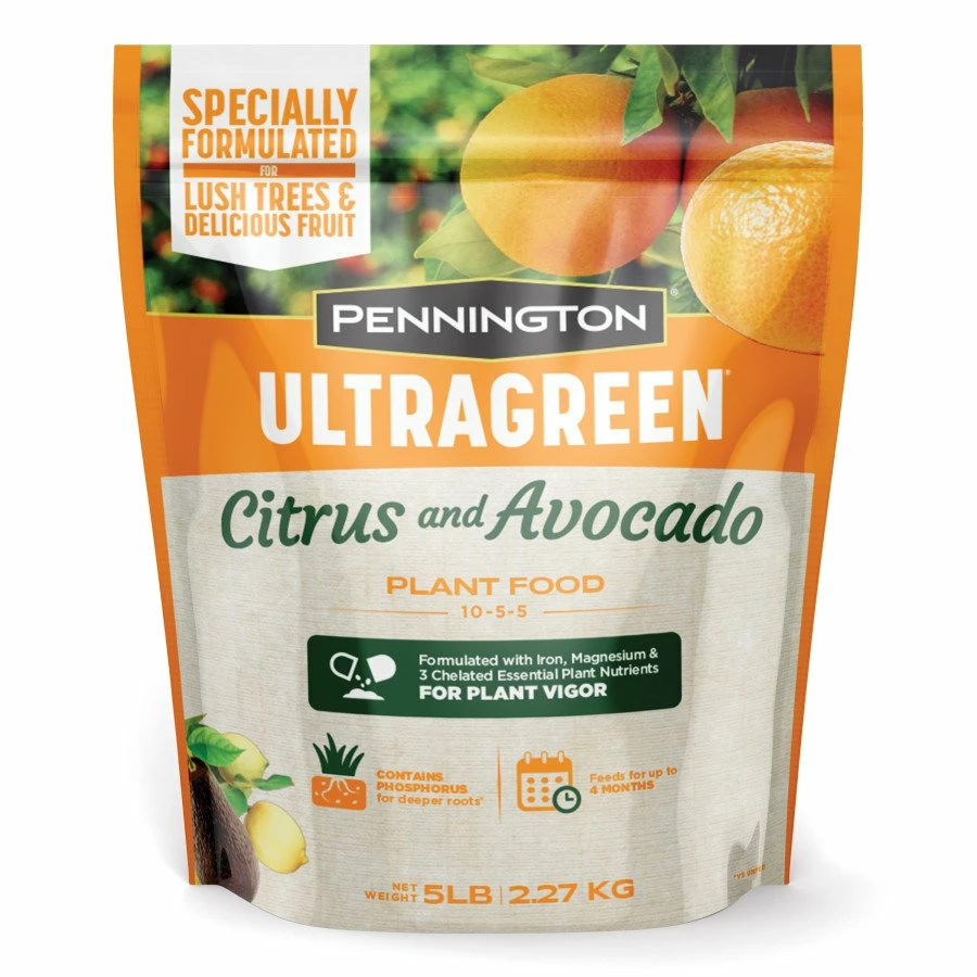 Pennington Ultragreen Citrus & Avocado Plant Fertlizer 5lb Indoor Gardening 1 Pennington Ultragreen Citrus & Avocado Plant Fertlizer 5lb Indoor Gardening