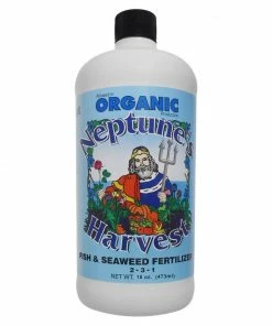 Indoor Gardening Neptune's Harvest Fish & Seaweed Blend Fertilizer Organic 2-3-1 18oz