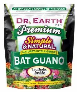 Indoor Gardening Dr. Earth Premium Bat Guano 1.5 Lb